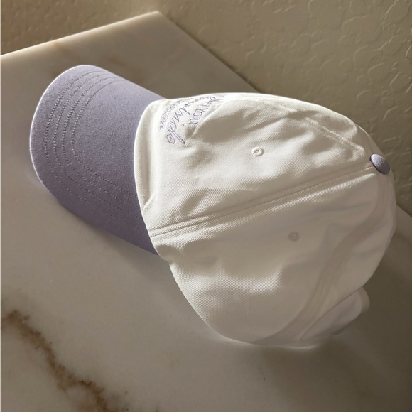 Lululemon Classic Ball Cap Tennis Club White Lavender Frost Meet You Courtside - Picture 2 of 5